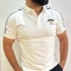 Polo en piqué blanc avec logo poitrine (Copie)