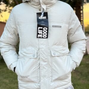 Doudoune Homme Hiver à Capuche – Chaude, Matelassée et Fonctionnelle